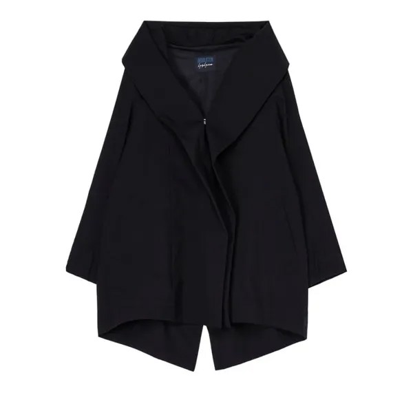 Пальто Yohji Yamamoto Regulation Hooded Cape Coat, черный