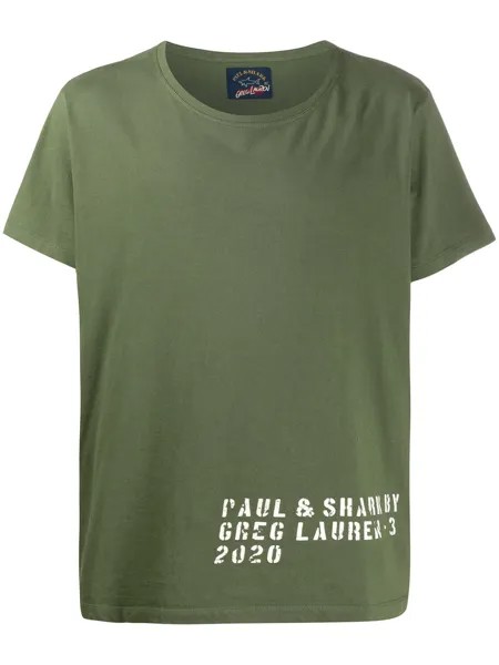 Greg Lauren X Paul & Shark футболка с логотипом