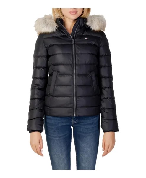 Куртка с капюшоном на молнии Tommy Jeans, черный