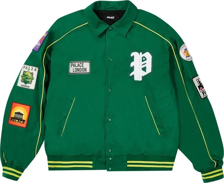 Бомбер Palace Patches Cotton Bomber 'Kelly Green', зеленый