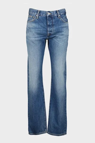 Прямые джинсы с потертым эффектом Pepe Jeans London, синий
