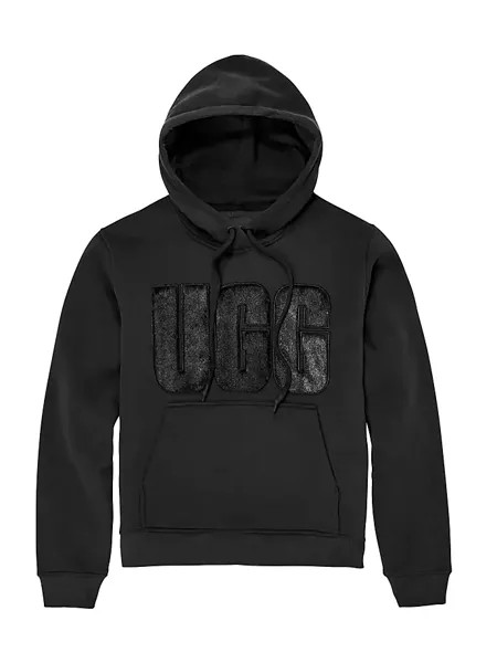 Толстовка с нечетким логотипом Ugg, черный