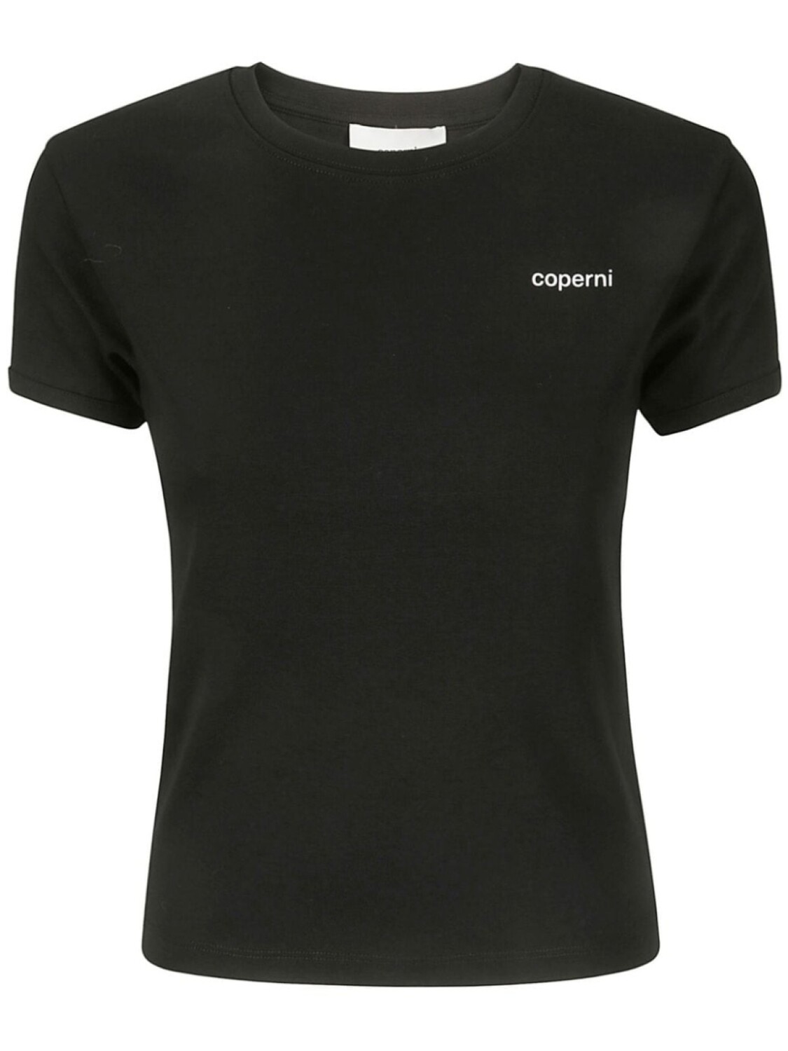 Coperni хлопковая футболка с логотипом, черный