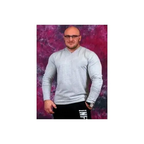 Лонгслив Inferno Style, хлопок, размер XL, серый