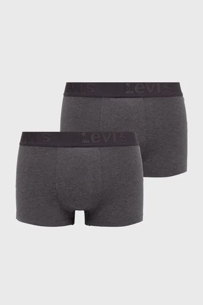 Боксеры (3 пары) Levi's, серый