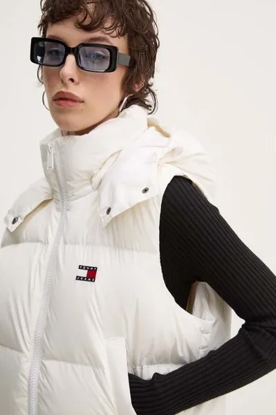Пуховой жилет Tommy Jeans, белый