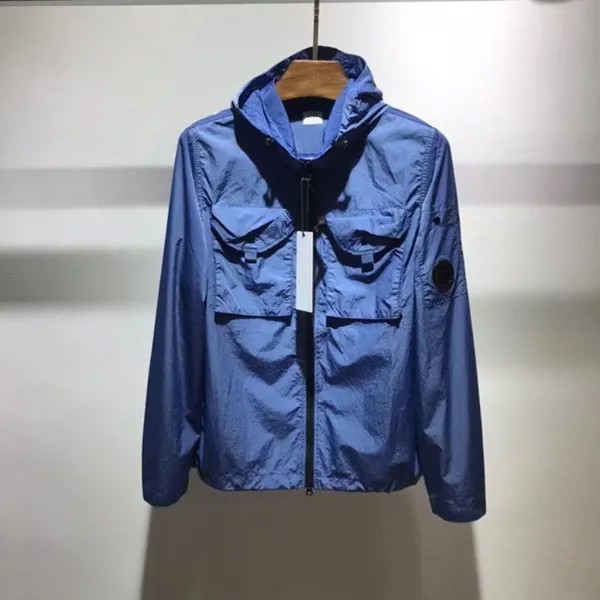 Куртка Techwear, Мужская одежда, куртка-бомбер с капюшоном, Повседневная Спортивная ветровка с карманами на молнии, бейсбольные топы, осень MA224