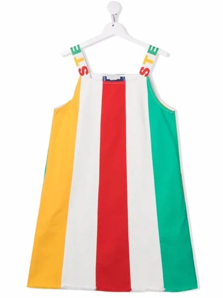 Stella McCartney Kids striped cotton dress