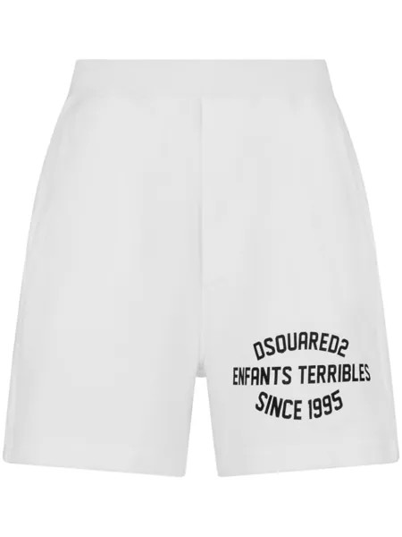 Dsquared2 спортивные шорты с логотипом, белый