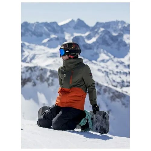 Куртка Quiksilver, размер 16, зеленый
