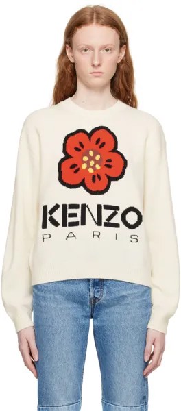 Off-White Paris Свитер с цветочным узором боке Kenzo