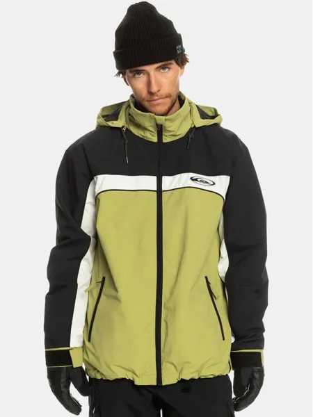 Лыжная куртка стандартного кроя Quiksilver, зеленый