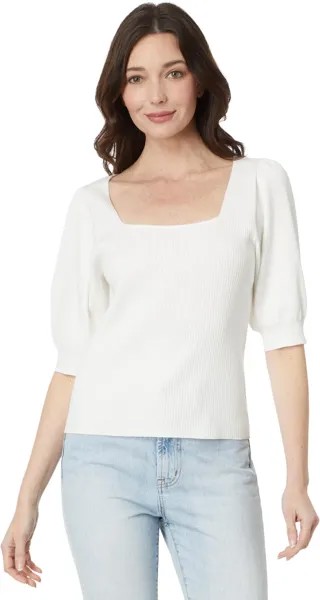 Свитер Lilla P Full Sleeve Square Neck Sweater, белый