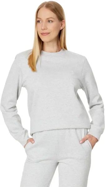 Толстовка Timberland Brushed Back Crew, цвет Light Grey Melange