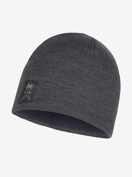 Шапка Buff Knitted & Fleece Band Hat Solid Grey, Серый