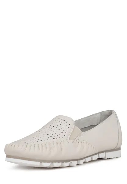 Мокасины женские Alessio Nesca K0639LC-2 бежевые 36 RU
