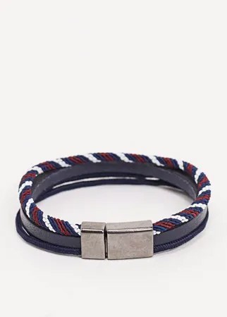 Burton heavy clasp bracelet-Синий