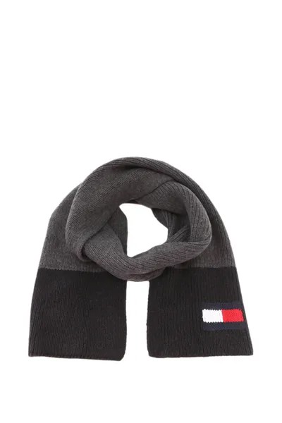 Шарф мужской Tommy Hilfiger AM0AM05164 черный длинный