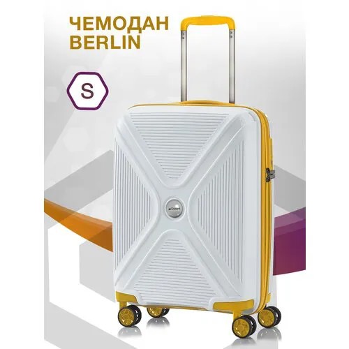 Чемодан L'case Ch0882, 48 л, размер S, белый