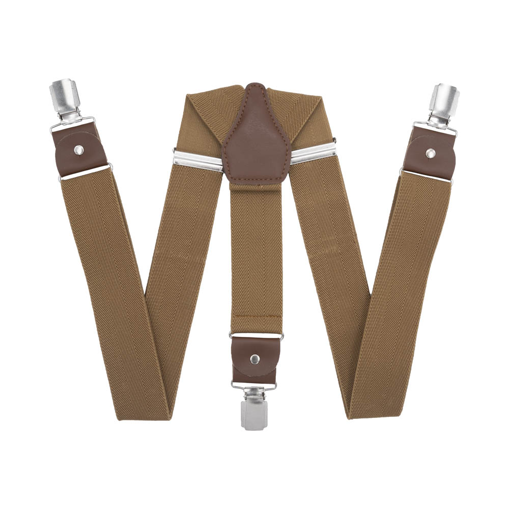 Подтяжки унисекс OTOKODESIGN 17-56396 коричневые