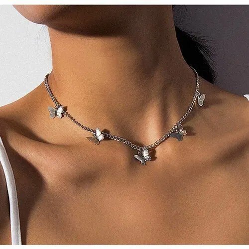 Колье, серебряный