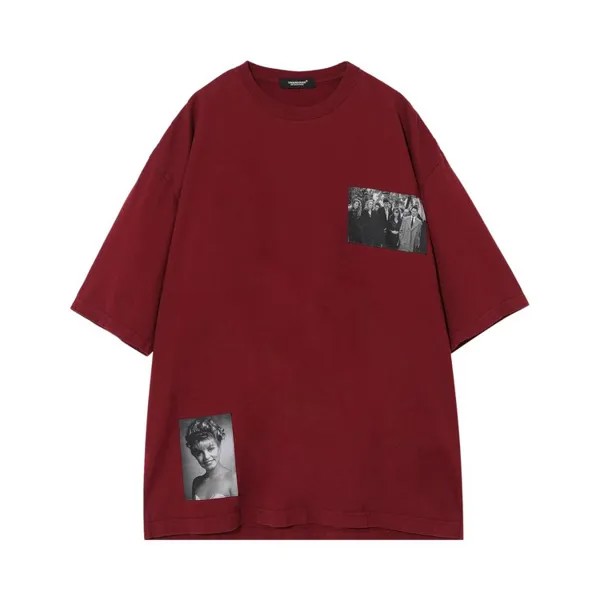 Футболка Undercover Wide T-Shirt, цвет Dark Red