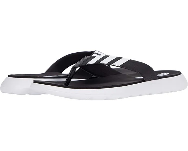 Мужские сандалии Adfidas Comfort Flip-Flop, черный/белый