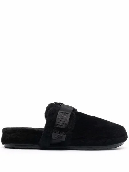 UGG слиперы с логотипом, черный