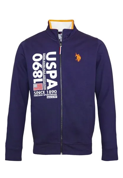 Куртка межсезонная Full Zip Fashion U.S. Polo Assn., цвет dunkelblau