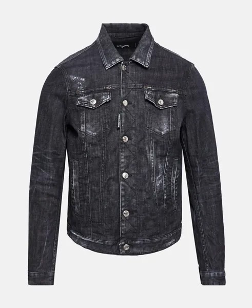 Джинсовая куртка Dsquared2, черный