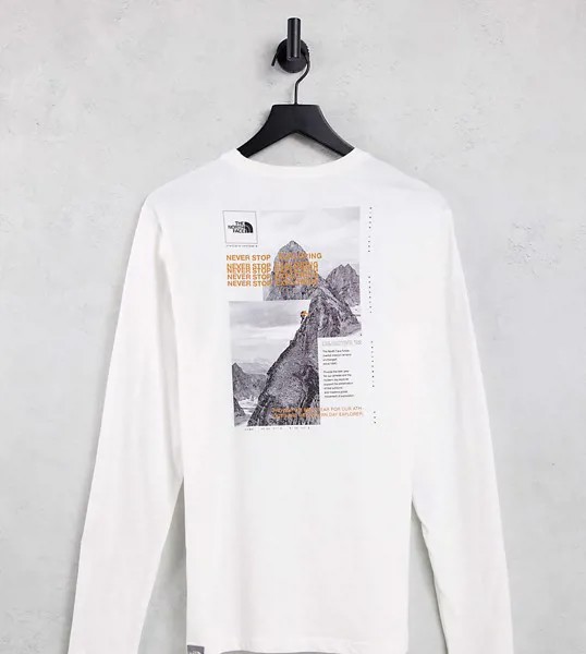 Белый лонгслив The North Face Collage – эксклюзивно для ASOS