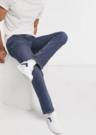 Темно-выбеленные розоватые джинсы узкого кроя Levi's Skateboarding 511-Голубой