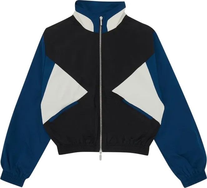 Куртка Rhude Color Blocked Track Jacket 'Black/Slate', черный