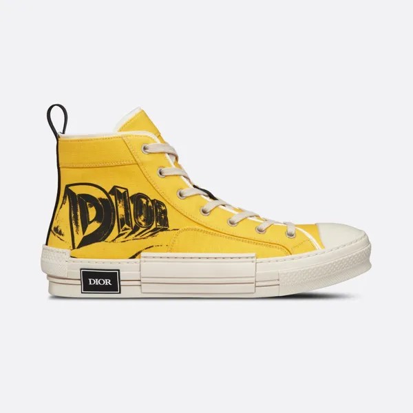 Кеды Dior B23 High-top AsteroDior, желтый