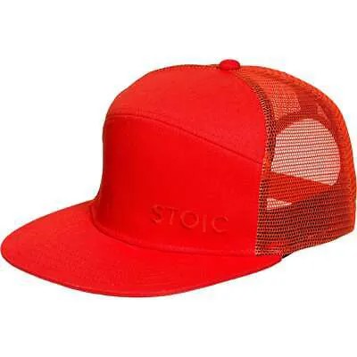 Пятипанельная кепка Stoic Trucker, прошлый сезон, пряный оранжевый цвет, один размер