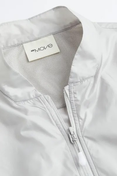 Легкая беговая куртка H&M, серый