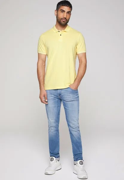 Рубашка-поло POLOSHIRT AUS PIKEE MIT LOGOSTICK Camp David, цвет banana sun