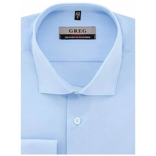 Рубашка GREG, размер 186-194/41, голубой