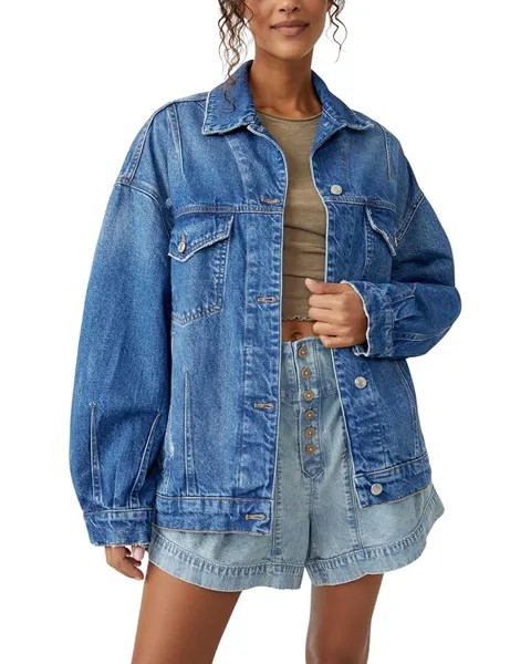 Куртка Free People All In Denim, цвет Touch The Sky