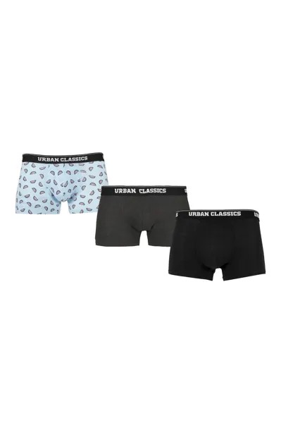 Боксеры Urban Classics Boxershorts, цвет melon aop+cha+blk