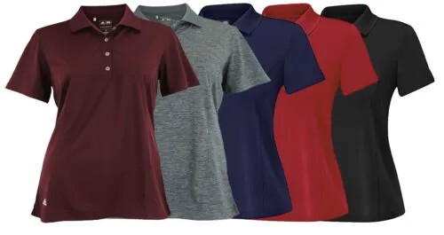 Женская рубашка-поло из однотонного джерси Adidas Golf Puremotion, варианты цвета