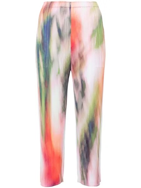 Pleats Please Issey Miyake плиссированные брюки Turnip & Spinach, разноцветный