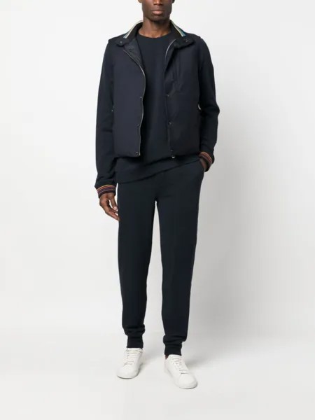 Paul Smith толстовка с контрастной отделкой, синий