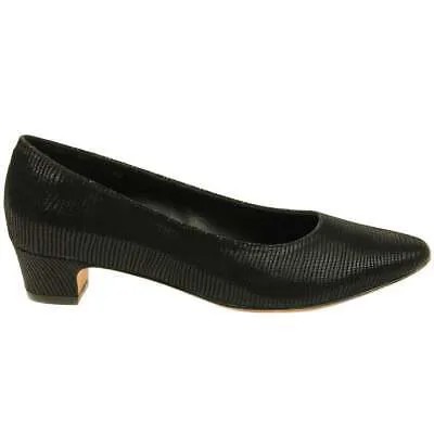 VANELi Astyr Туфли-лодочки с острым носком на блочном каблуке Женское черное платье Повседневная 684591