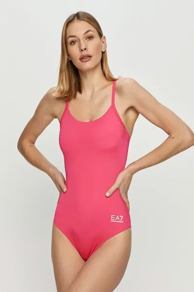 Купальный костюм EA7 Emporio Armani, фиолетовый