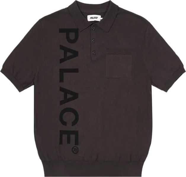 Поло Palace Intarsia Font Polo 'Black', медный