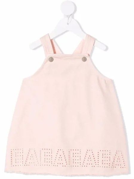 Emporio Armani Kids платье с вышитым логотипом