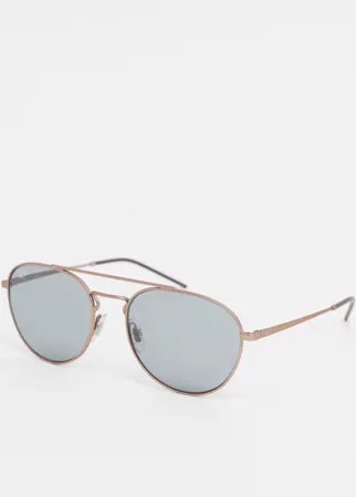 Золотистые солнцезащитные очки-авиаторы Ray-ban ORB3589-Золотой