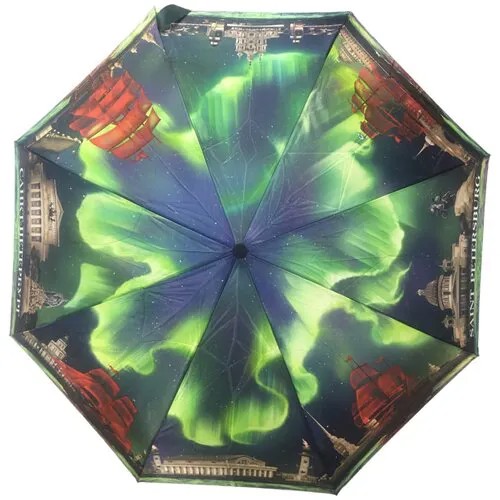 Зонт Петербургские зонтики, зеленый