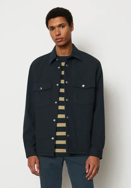 Светлая куртка CAMP COLLAR WITH PADDING BUTTONED FLAP POCKETS STRAIGHT Marc O'Polo, цвет multi dark navy
